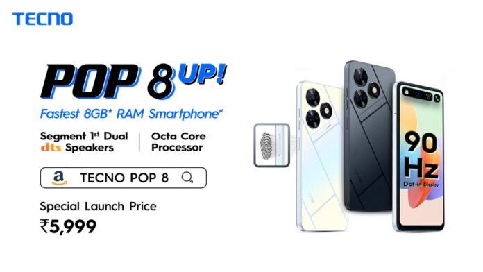 Tecno Pop 8 launched